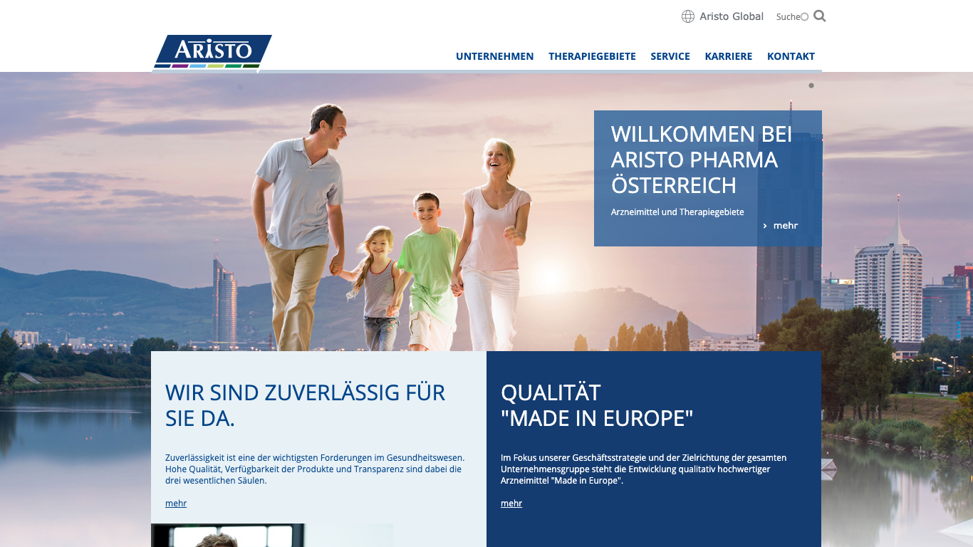 Aristo Pharma Österreich GmbH - Firma / Unternehmen