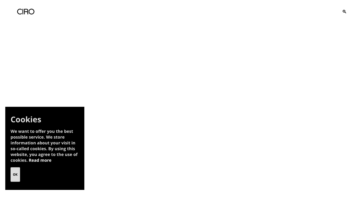 CIRO GmbH Скриншот вебсайта компании