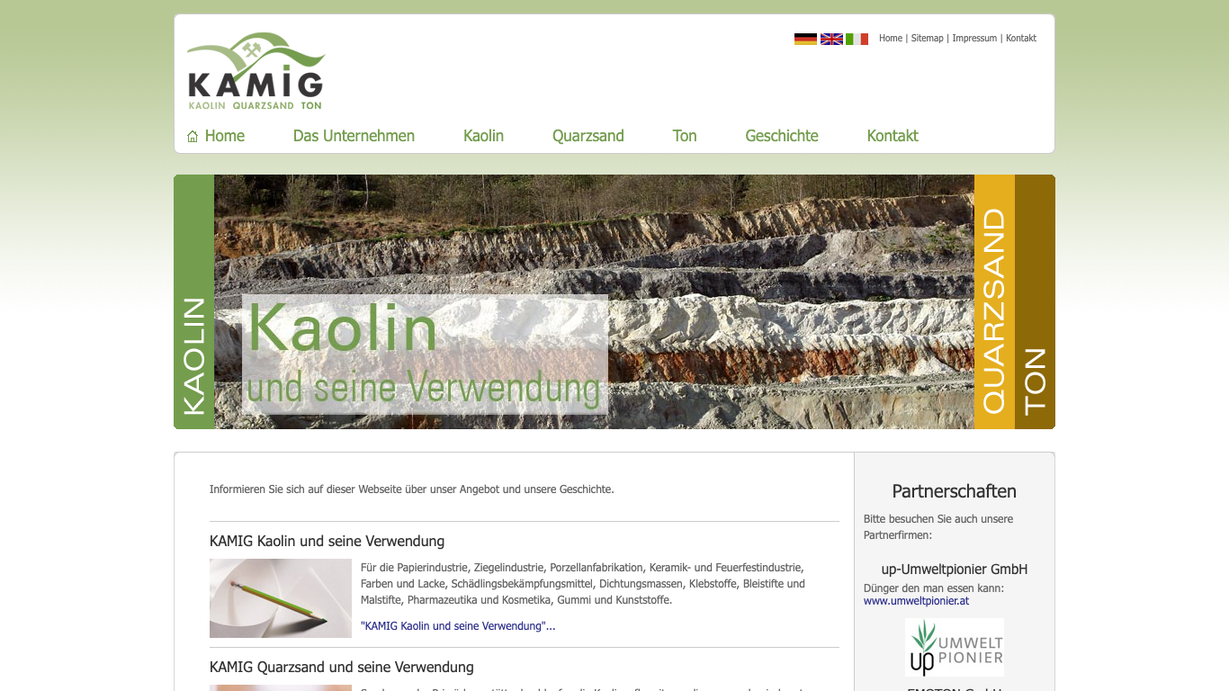 Kamig Osterreichische Kaolin Und Montanindustrie Ag Nfg Komm Ges Firma Unternehmen