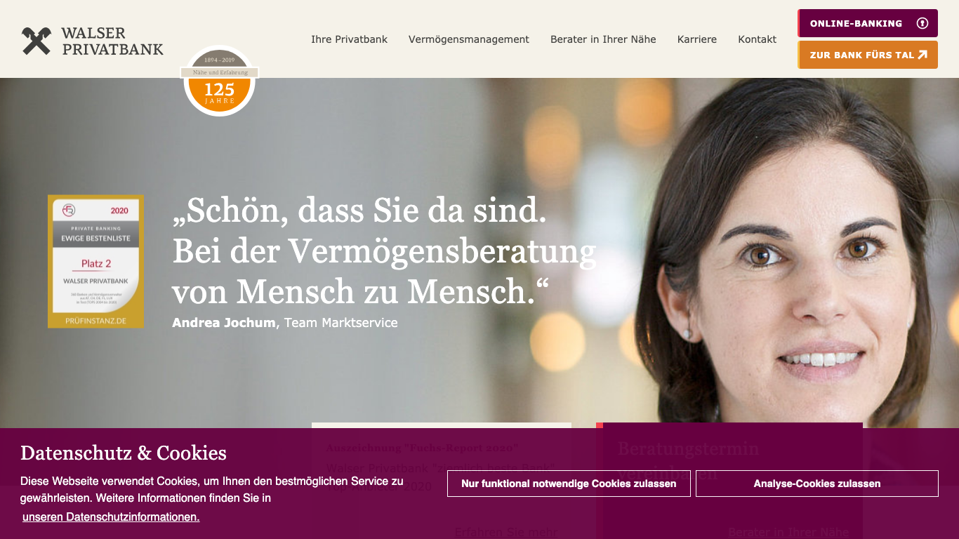 Walser Privatbank Ag Firma Unternehmen